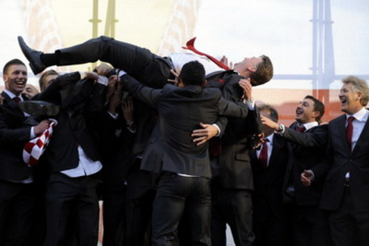 Huldiging AZ Alkmaar, Louis van Gaal (foto PRO SHOTS)