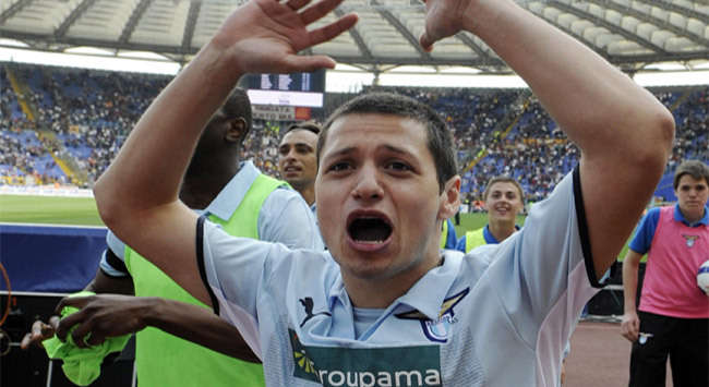 Mauro Zarate - Lazio-Roma - Serie A (Grazia Neri)