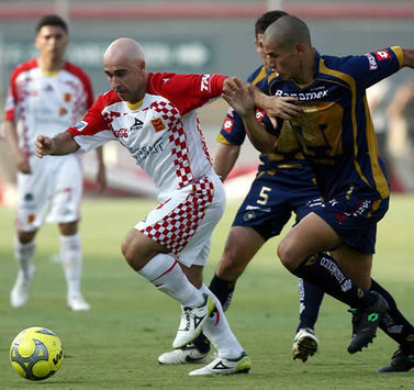 Rodrigo Ruiz y Dario Veron- Tecos vs Pumas (Mexsport)