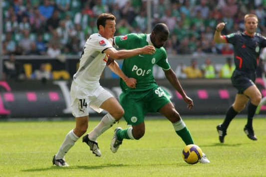 Bundesliga: VfL Wolfsburg - 1899 Hoffenheim, Janker, Grafite (firo)