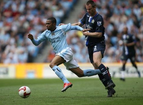EPL: Andre Ooijer - De Souza Robinho, Manchester City - Blackburn Rovers (PA)
