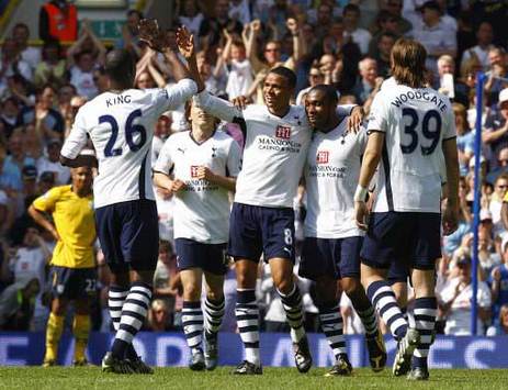 EPL: Jermaine Jenas, Tottenham - West Bromwich (PA)