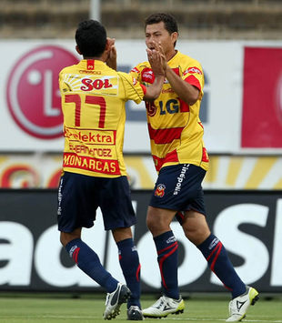 Elias Hernandez y Miguel Sabah- Morelia vs Atlas (Mexsport)