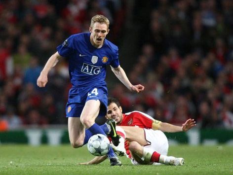 CL: Darren Fletcher, Arsenal v Manchester United (PA)