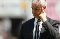 Claudio Ranieri deep in thought as he ponders his future at Juventus