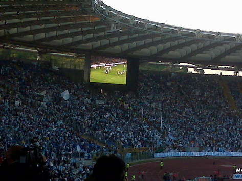 Coppa Italia: Curva Nord - Olimpic Stadium - Lazio fans (Goal.com)