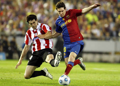 Copa del Rey: Javi Martinez, Messi, Barcelona-Athletic Bilbao (MARCA)