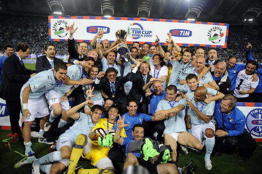 La Lazio si gode la Coppa Italia (Grazia Neri)