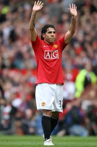 EPL: Carlos Tevez, Manchester United v Arsenal (PA)