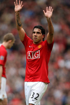 EPL: Carlos Tevez, Manchester United v Arsenal (PA)