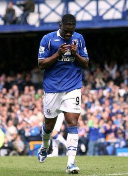 EPL: Louis Saha, Everton - West Ham United (PA)