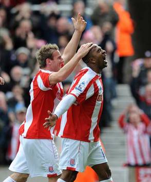 EPL: Ricardo Fuller, Stoke City v Wigan Athletic (PA)
