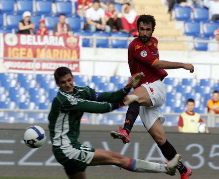 Serie A: Kosicky - Catania, Vucinic - Roma (Foto Grazia Neri)