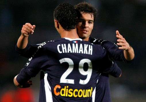 Ligue 1 : Yohann Gourcuff & Marouane Chamakh (Bordeaux) 