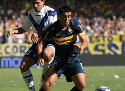 Emiliano Papa - Juan Roman Riquelme - Velez Sarsfield-Boca Juniors