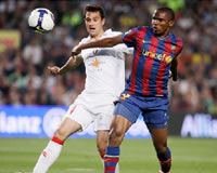 Flaño, Eto'o, Barcelona-Osasuna (MARCA)