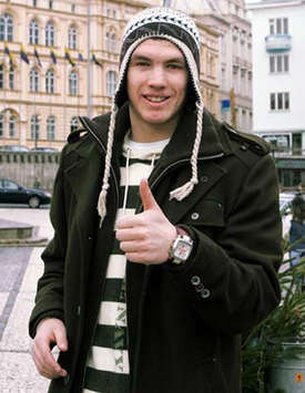 Edin Dzeko (2007 in Teplice, Goal.com/Pauly)