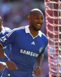 Nicolas Anelka in action for Chelsea against Sunderland