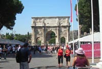 Champions League Festival near Costantino's Arch, Rome (Goal.com)