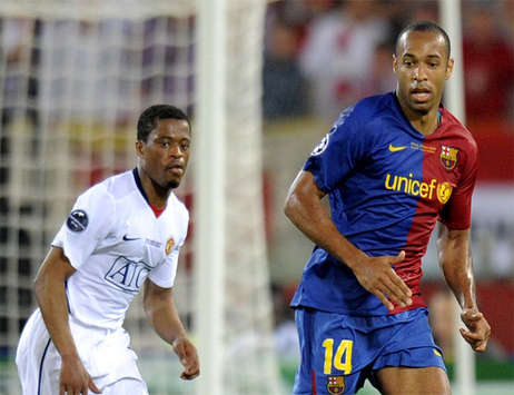 Cahampion's League final - Thierry Henry vs Patrice Evra 
