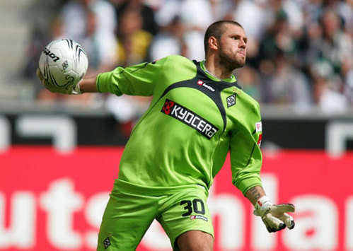Mönchengladbachs Torwart Logan Bailly (firo)