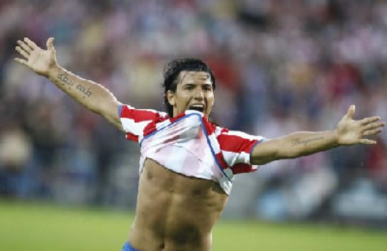 Kun Aguero, Atletico de Madrid-Almeria (MARCA)