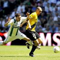 Marcus Berg vs Tyrone Loran, FC Groningen - NAC Breda (Foto PROSHOTS)