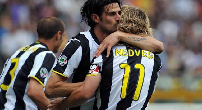 Vincenzo Iaquinta & Pavel Nedved - Juventus-Lazio - Serie A (Grazia Neri)