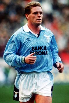 Paul Gascoigne, Lazio (EMPICS OT)