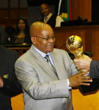 FIFA Confederations Cup: Jacob Zuma - President of South Africa (PA)