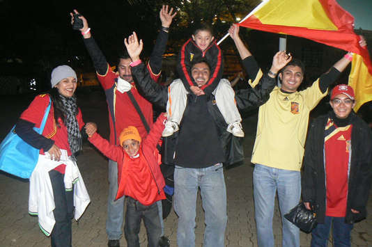 Confederations Cup, Spain Fans (Goal.com)