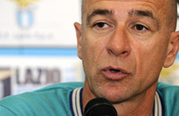 New Lazio coach Davide Ballardini is unveiled by the club at their Formello headquarters