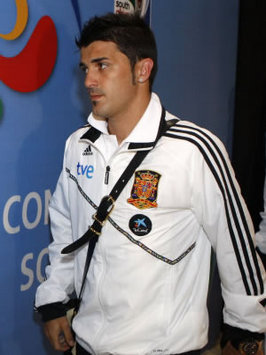 David Villa, Spain (PA)