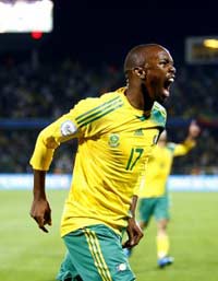 FIFA Confederations Cup: Bernard Parker, South Africa - New Zealand (PA)