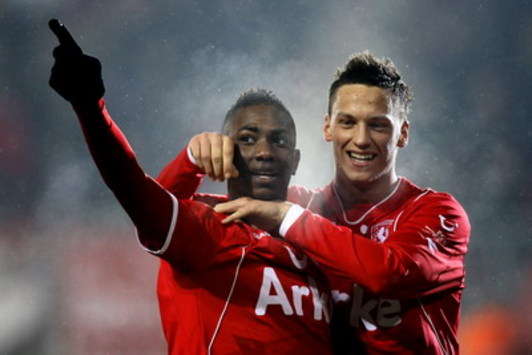 Eljero Elia and Marko Arnautovic, FC Twente (foto ANP)