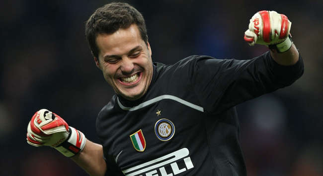 Inter's Julio Cesar Denies His Wife's Internet Transfer Revelation