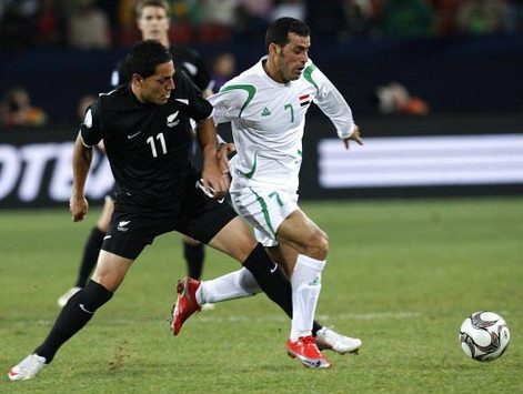 FIFA Confederations Cup: Emad Mohammed - Leo Bertos, Iraq - New Zealand (PA)