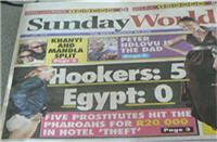 SA Newspaper about Egypt Team