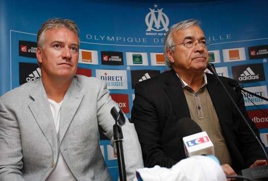 Jean-Claude Dassier & Didier Deschamps (Olympique de Marseille)