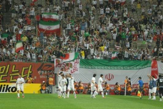 Iranian fans, Korea Rep. vs Iran
