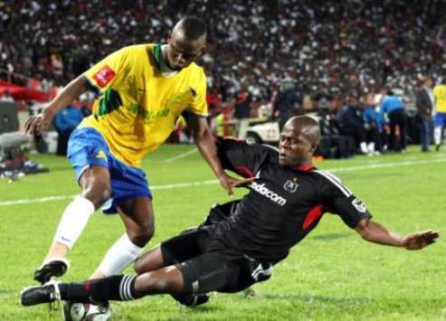 Mamelodi Sundowns vs Orlando Pirates - Siboniso Gaxa - Lucas Thwala