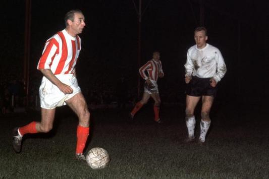 Stanley Matthews at age 50 (EMPICS)