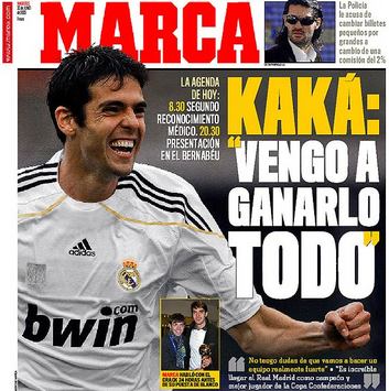 Kakà on Marca Headline