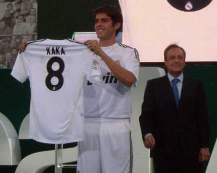 Kaka, Florentino Perez, Real Madrid (Goal.com)
