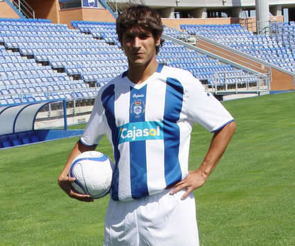 Pablo Sánchez, delantero del Recreativo de Huelva