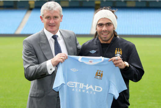 Carlos Tevez - Manchester City (PA)