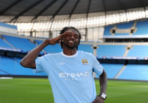 Emmanuel Adebayor - Manchester City (PA)