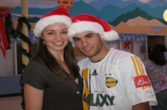 Landon Donovan And Wife Bianca.
