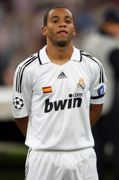 Real Madrid's Marcelo in action for his side