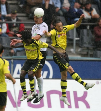 Zigic, Tinga, Subotic, Dortmund-Valencia (FIRO)